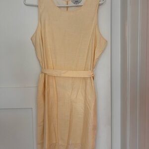 Yellow Sleeveless Dress